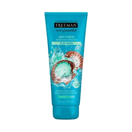 FREEMAN Anti-Stress Dead Sea Minerals Facial Clay Mask 175 ml