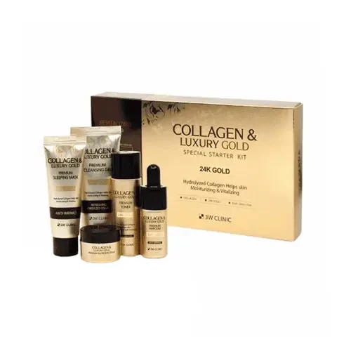 3W Clinic Collagen & Luxury Gold Special Starter Kit 24K
