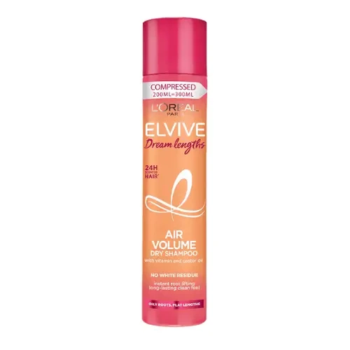 LOreal Paris Elvive Dream Length Air Volume Dry Shampoo with Vitamins & Castor Oil 200ml
