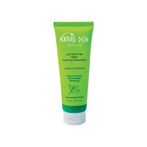 Nature Skin Jeju Green Tea Cica Hydrating Facial Foam 152ml