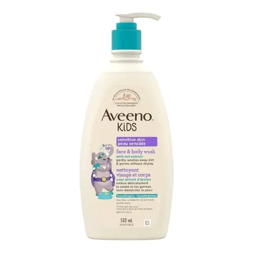 Aveeno Kids Face And Body Wash 532ml