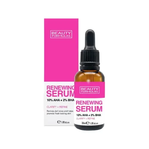 Beauty Formulas Renewing 10% AHA + 2% BHA Serum 30ml