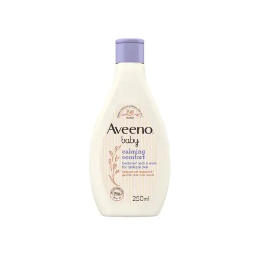 Aveeno Baby Calming Comfort Bedtime Bath & Wash for Delicate Skin 250ml