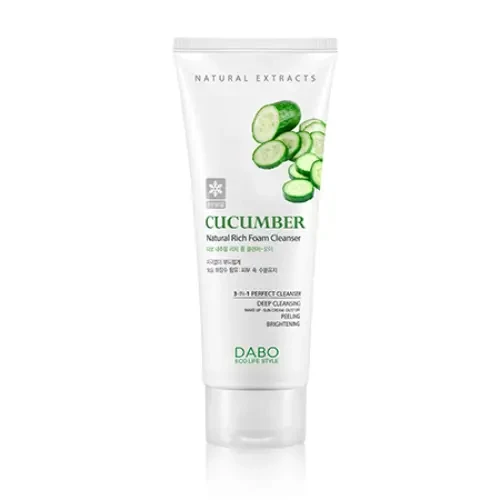 Dabo Cucumber Natural Rich Foam Cleanser 180ml