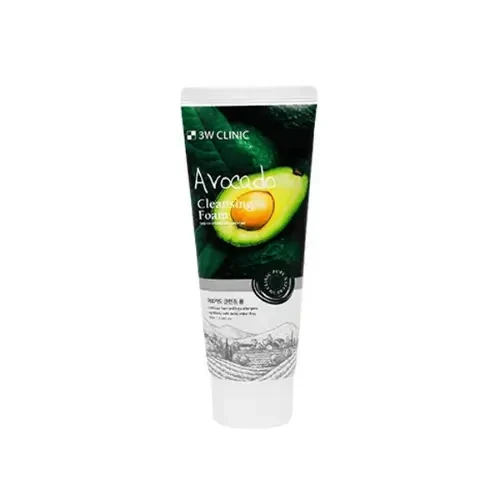 3W CLINIC Avocado Cleansing Foam 100ml