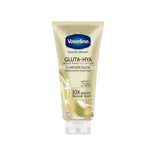Vaseline Gluta Hya Serum Burst UV Lotion Flawless Glow 300ml