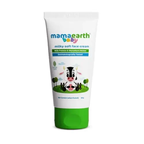 Mamaearth Milky Soft Face Cream with Murumuru Butter for Babies 60ml