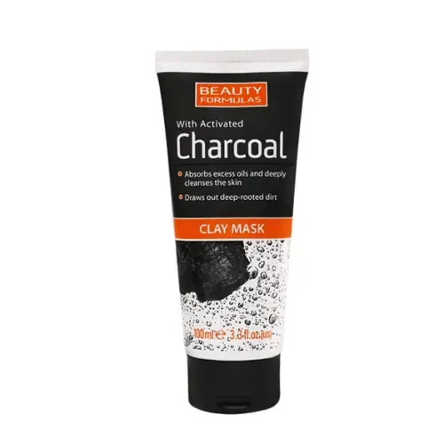 Beauty Formulas Activated Charcoal Clay Mask 100 ml