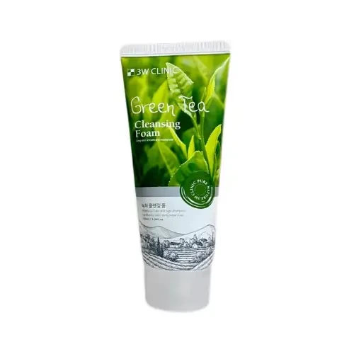 3W Clinic Green Tea Foam Cleansing 100ml