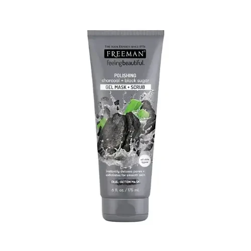 Freeman Polishing Charcoal and Black Sugar Gel Mask + Scrub 175ml