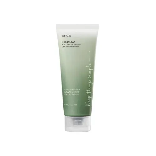 Anua Heartleaf Succinic Moisture Cleansing Foam 150ml