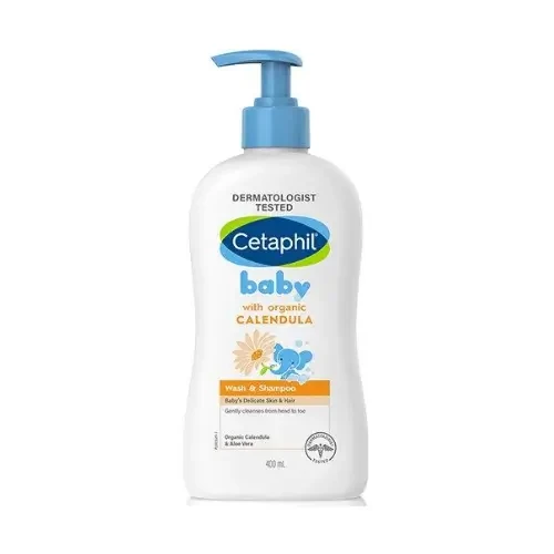 Cetaphil Baby Wash And Shampoo With Organic Calendula 400ml